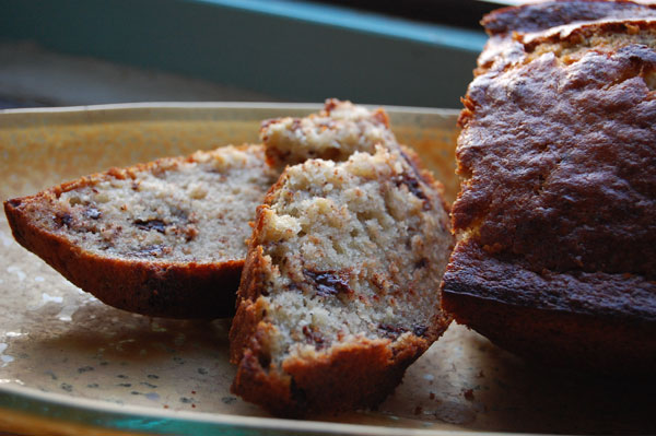 Chocolate banana bread