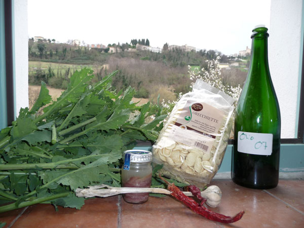 Orecchiette con cima di rapa